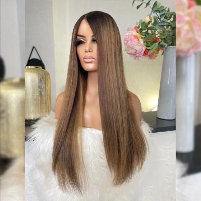 China Silky Straight Wave 130%, 150%, 180% Transparent Lace Wigs Customize Human Hair Wigs 100% Service Colored Lace Front Wigs Wholesale Prices for sale