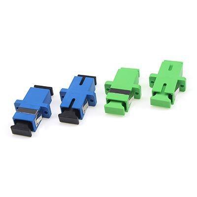 China CATV SC Optical Fiber Adaptor  Low Insertion Loss Simplex for sale