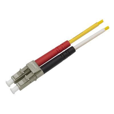 China Beige Boot LC Duplex Connector Multimode Fiber Connector Types for sale