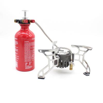 China Powerful Outdoor Multifunctional Stainless Steel Oven Camping Gasoline Propane Oil Stove For Cooking Picnic Hiking for sale