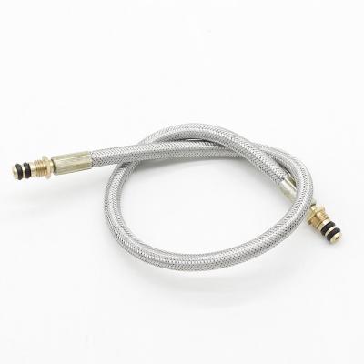 China Outdoor Stainless Steel Camping Stove Replacement 35cm Extend Extended Tube Gas Hose Extension Accessories for sale