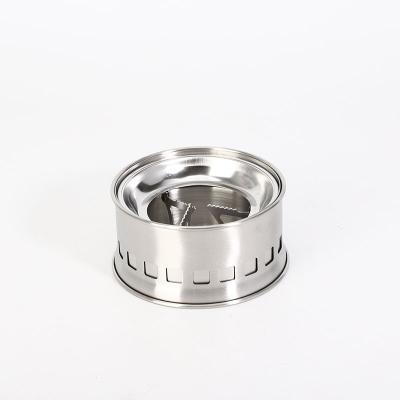 China Wholesale Portable Mini Wood Furnace Outdoor Camping Picnic Solidified Alcohol Stove for sale