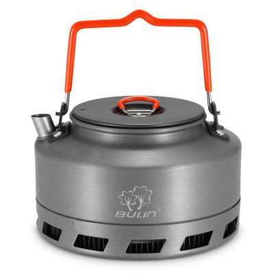 China Lightweight High Quality Heat Exchanger Teapot Ultralight Portable Outdoor Camping Kettle 1.6L for sale