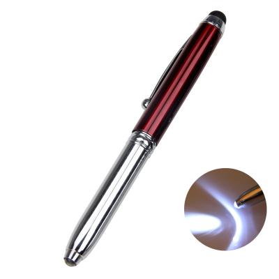 China Mini Pocket Flashlight Touch Screen Convenient Capacitive Medical Pen With Battery for sale