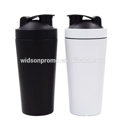 China Sustainable Wholesale Custom Logo Printed Metal Protein Shaker Sports Bottle for sale