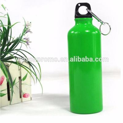 China Custom Viable Metal Bicycle Water Bottle Logo with Carabiner for sale