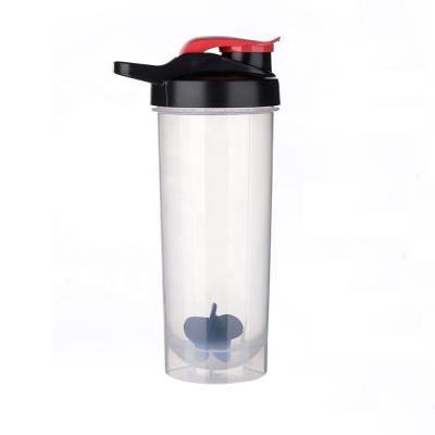 China Good Quality Sustainable Sports Promotional Plastic Water Bottle, 700ml Protein Shaker Bottle for sale