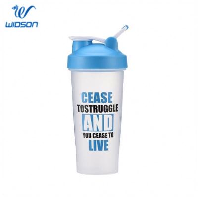 China Viable 700ml China Manufacturer BPA Free Custom Printed Gym Shakers With Handle for sale