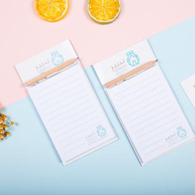 China Tear Out Custom Print Fridge Notepad , Magnetic To-Do-List Notepad With Pencil for sale