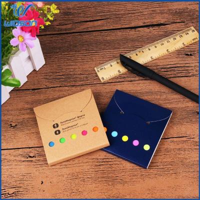 China Self Adhesive Promotional Gift Portable Sticky Notepad, Wrapping Paper Notepad Set for sale