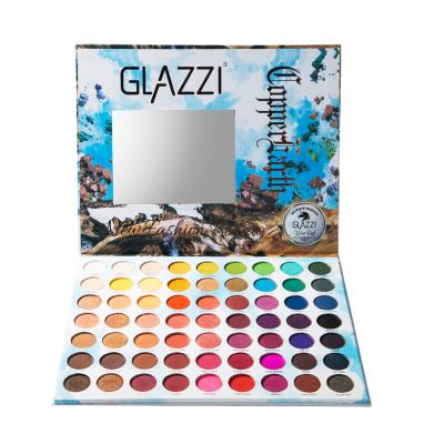 China GLAZZI Waterproof Makeup Gorgeous 63 Color Make Up Palette Pigment Matte Eyeshadow Cosmetic Kit for sale