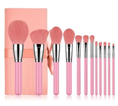 China Wholesale Private Label Soft And Smooth Cosmetics Brushes High Quality Makeup Set Brush With PU Bag for sale