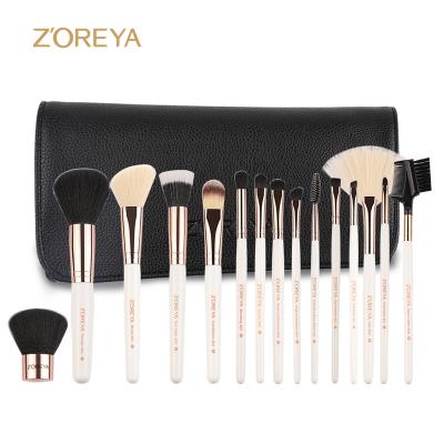 China ZOREYA Makeup Tools 15pcs Soft and Soft Makeup Set Brush Nylon Hair Makeup Brush Set for sale