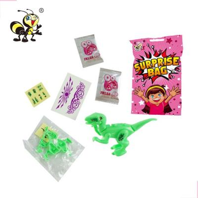 China Cartoon Toys Cartoon Toys New Mini Wholesale Plastic Filling Small Filled Shantou Sweet Candy Novelty Candy Kids Surprise Toys for sale