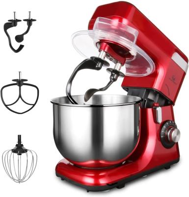 China Mixer 1200W 8 Speed ​​5.5L Electric Food Stand Mixer 1200W Bowl Kitchen Machine Doudle Dough Hooks Ready To Ship Electric Murenking for sale