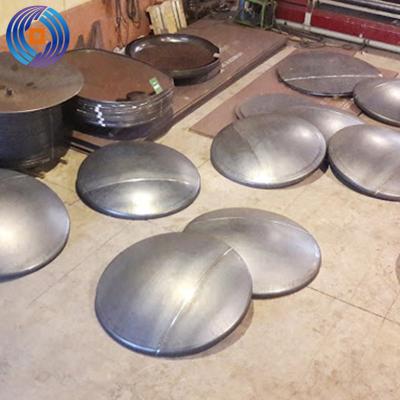 China DIN 28011 Pressure Vessels Carbon Steel Tank Covers Torispherical Plate Head for sale