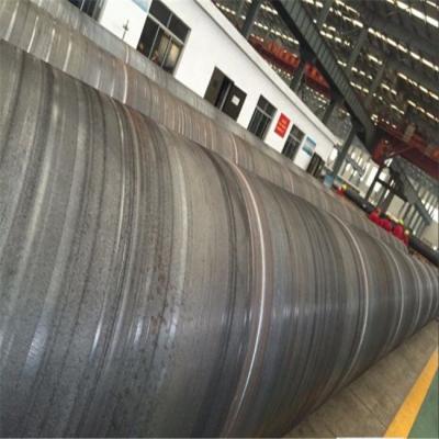 China Boiler Pipe Black Carbon Steel Spiral Steel Pipe For Oil And Gas for sale