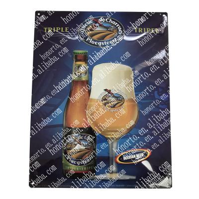 China Europe Plate Metal Tin Sign for sale