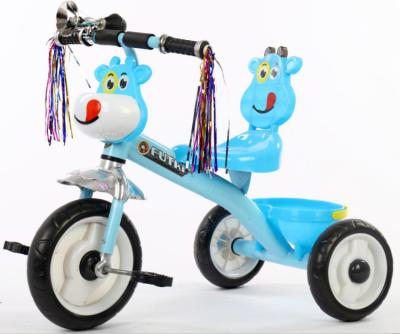 China With music and basket 2019 price cheap EVA tire three wheel baby bike kids tricycle with music for sale