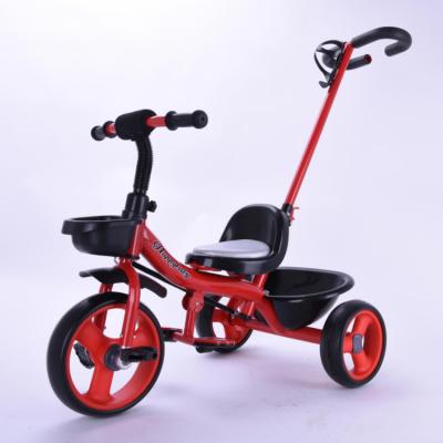 China Ride On Toy China Factory Baby 2 In 1 Function 3 Wheels Kids Tricycle With Cheap Price for sale