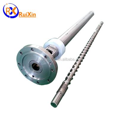 China PE Film Machine Extruder PE Plastic Sheet Extruder Screw Blowing Extrusion / Film Blowing Screws Barrel for sale