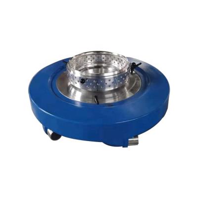 China LDPE Machine Steel Film Extruder Dual Lip Duct Single Air Blowing Ring for sale