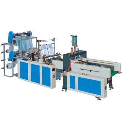 China T Shirt Bag /Vest Bag/Automatic Plastic Bag GBDE-700 Four Lines T-shirt Shopping Bag Making Machine for sale