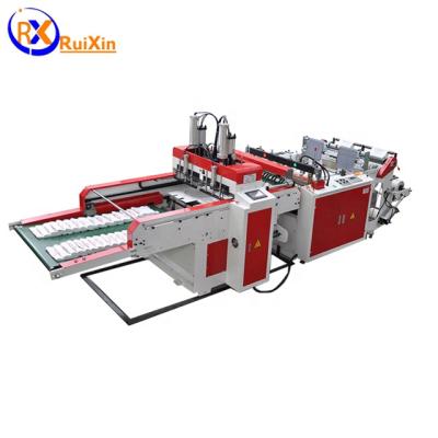 China T-shirt Bag /Vest Bag/Printed Bag Two Lines T-shirt Bag Polythene Shopping Bag Making Machine Price for sale