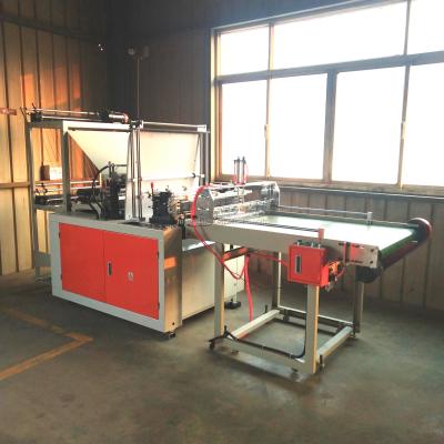 China Four lines with high speed pe garbage bag sealing and cutting plastic bag making machine for sale