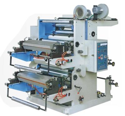 China Film /Paper Printing Two Color High Speed ​​Automatic PVC Flexo Printing Machine / Paper / Nonwoven / Plastic Small Sheet for sale