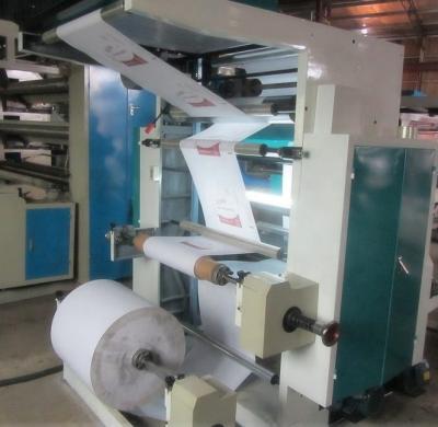 China Hot selling high speed pe plastic film film flexographic printer T-shirt bag machine for sale