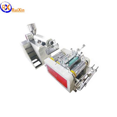 China LDPE LLDPE Film One Layer Single Screw Film Extruder Plastic Wrapping Stretch Cling Film Machine Price for sale