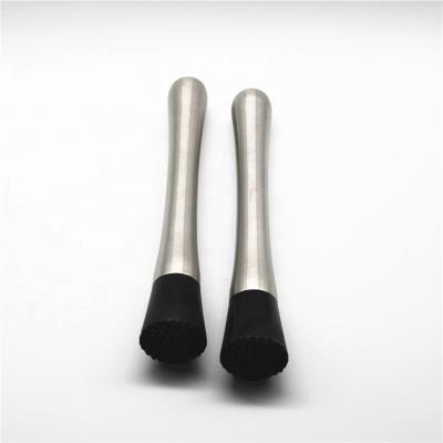 China Sustainable Recessed Stainless Steel Popsicle Cocktail Crush Stick for sale