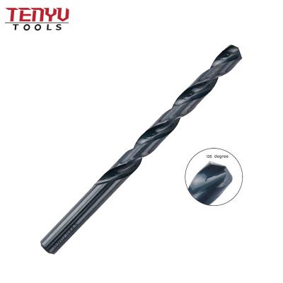 China Metal Drilling Round Shank Drill Bit M2 HSS 6542 Specification With Drill Bit Numbers 1/16