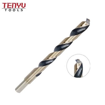 China Metal Drilling HSS Turbo Max Point Reduced Shank Twist Drill Bit For Stainless Steel-Copper Metal Drilling for sale