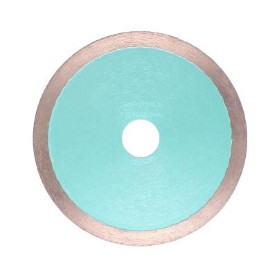 China Tile Hot Press Best Continuous Rim Diamond Tile Cutting Saw Blade Disc for sale