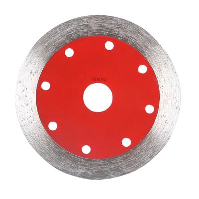 China Continuous Rim Diamond Circular Saw Blade Marble Cold Press for Marble for sale