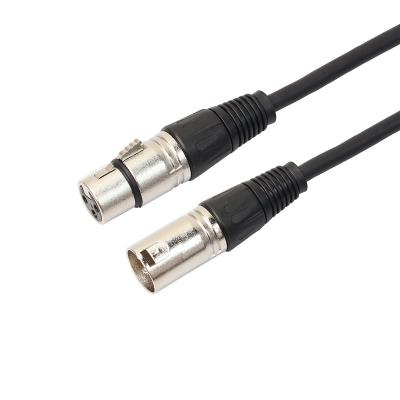 China XLR 3 Pin Male to Female XLR 3Pin Professional Audio Cable XLR 3pin Male to Female Microphone Cable DMX Speaker Cable for sale