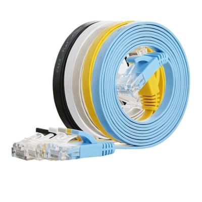 China Fluke high quality test 24awg 26awg UTP RJ45 flexible cat6 computer/wiring system/patch cord flexible cable 50cm 1m 2m 3m for sale