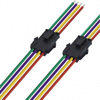 China Electronic Molex 3.0mm Pitch 4 Male Female Pin Connector With Wire for sale