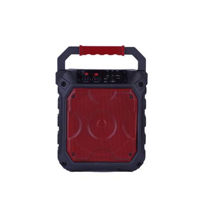 China LED Flashing light Portable Rechargeable Battery Party Speaker With Eq Mode Wireless Speaker With Microphone for sale