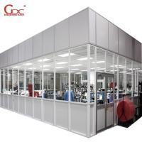 China Class 10 000 / ISO 7 Turn Key Modular Cleanroom - 6 FFU Biological Dust Free Room for sale