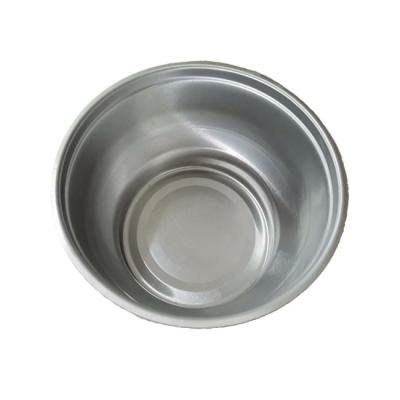 China Food Packaging Rice Groats Soup Noodles Roll Around Aluminum Foil Disposable Container Aluminum Bowl for sale