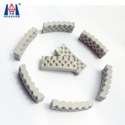 China Stone New Diamond Drilling Tool Groove Dot Turbo Diamond Core Drill Bit Segment for sale