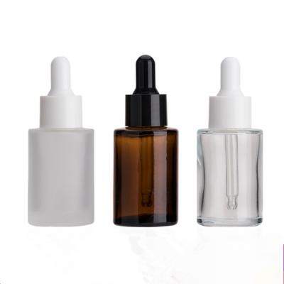 China Wholesale 15ml 50ml 100ml Glass Cosmetic Essential Oil Bottle Cosmetic Essence Dropper Bottle for sale