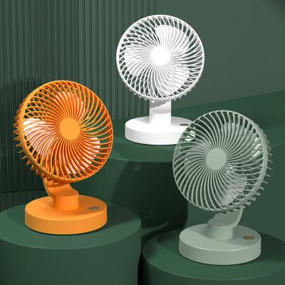 China Mini Rechargeable Desktop Fan 90 Degree Rotation Portable Fan for sale