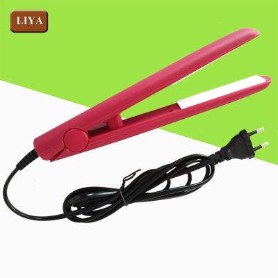 China Household and Hair Travel Mini Ceramic Hair Iron Cheap Flat Iron Hair Straightener Straightener for sale