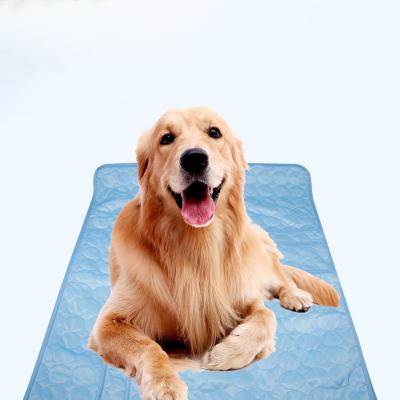 China Multiple Colors Cooling Degradation Heat Dissipation Cooling Mat Pet Ice Pad Pet Pad For Dogs for sale