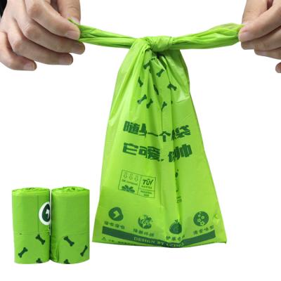 China Viable Factory Custom Printing Handle Poop Dog Waste Mass Bag for sale