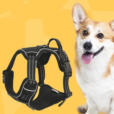 China Personalized Tactical Comfort and Freedom Pet Supplies Chest Strap Dog Harness Pet Harness Set Custom for sale